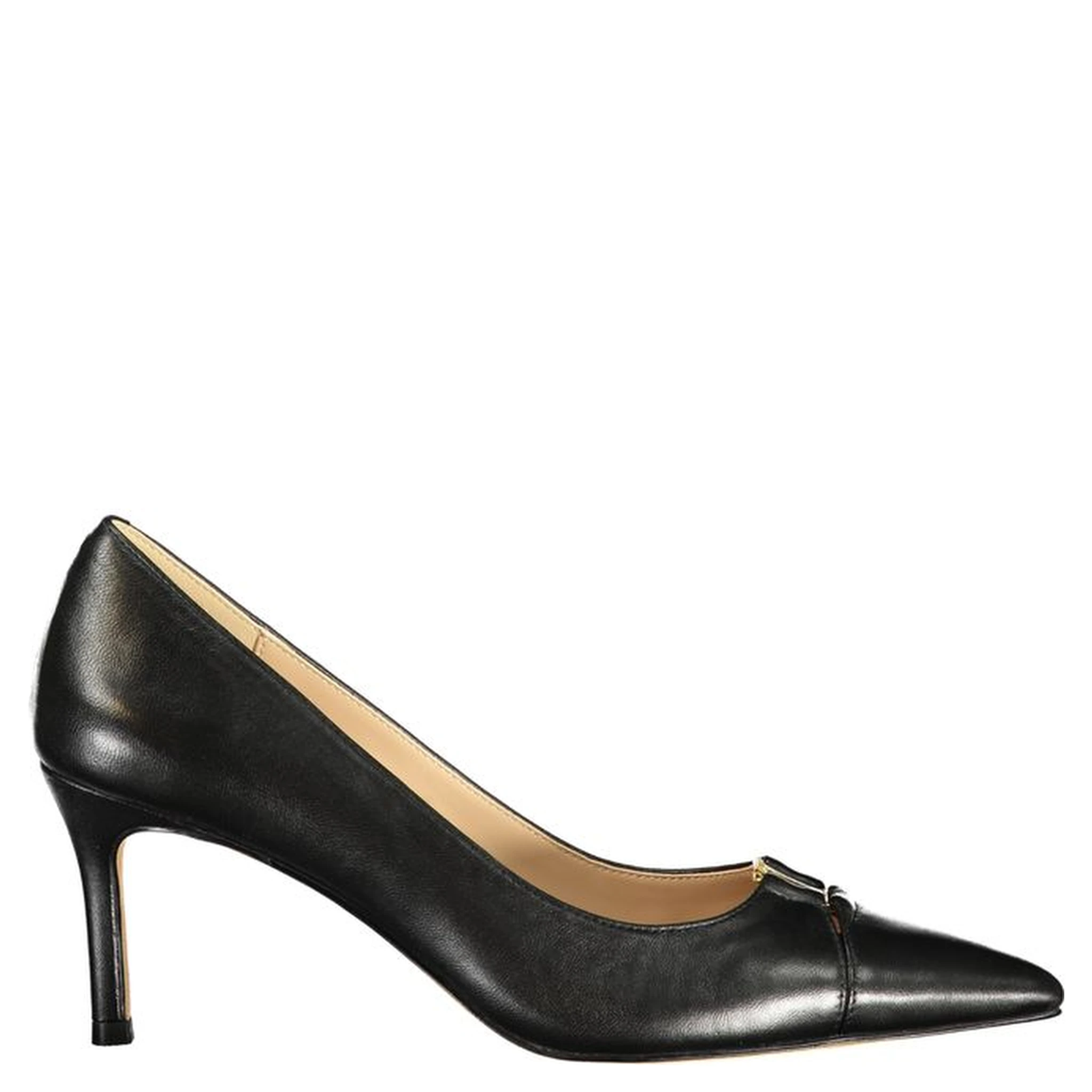 Black Leather Women Classic Shoe