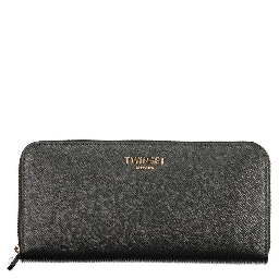 Nero Poliuretano Women Wallet