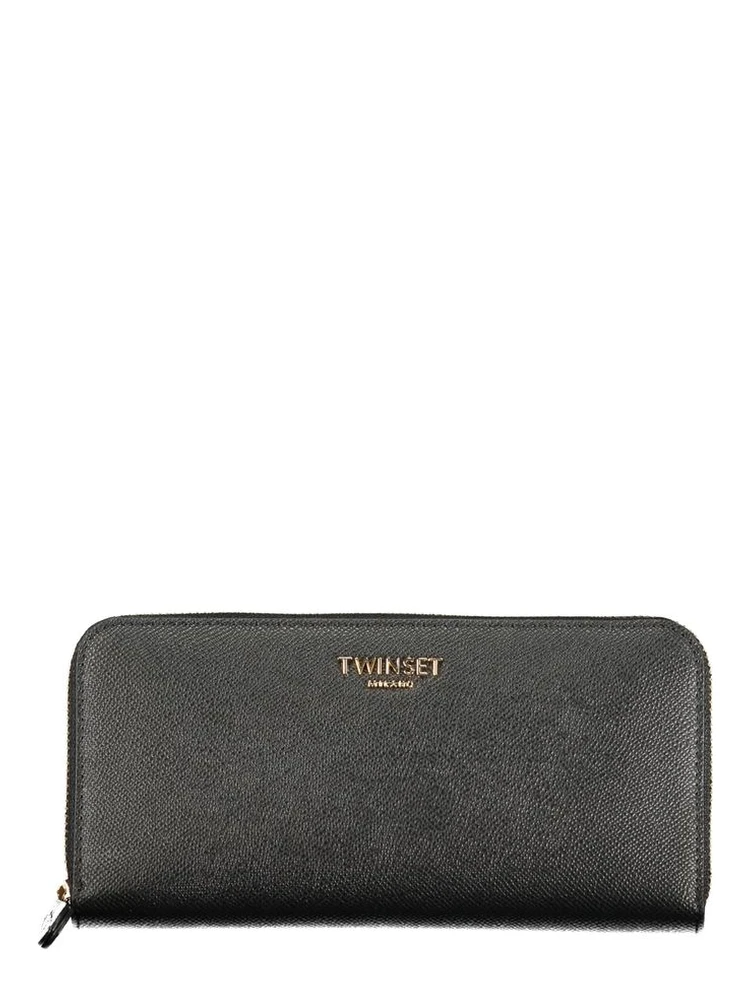 Nero Poliuretano Women Wallet