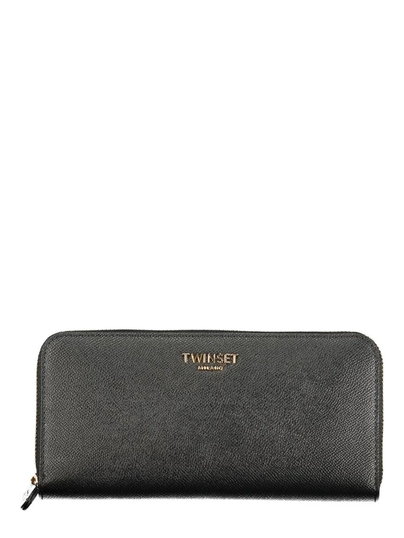 Nero Poliuretano Women Wallet