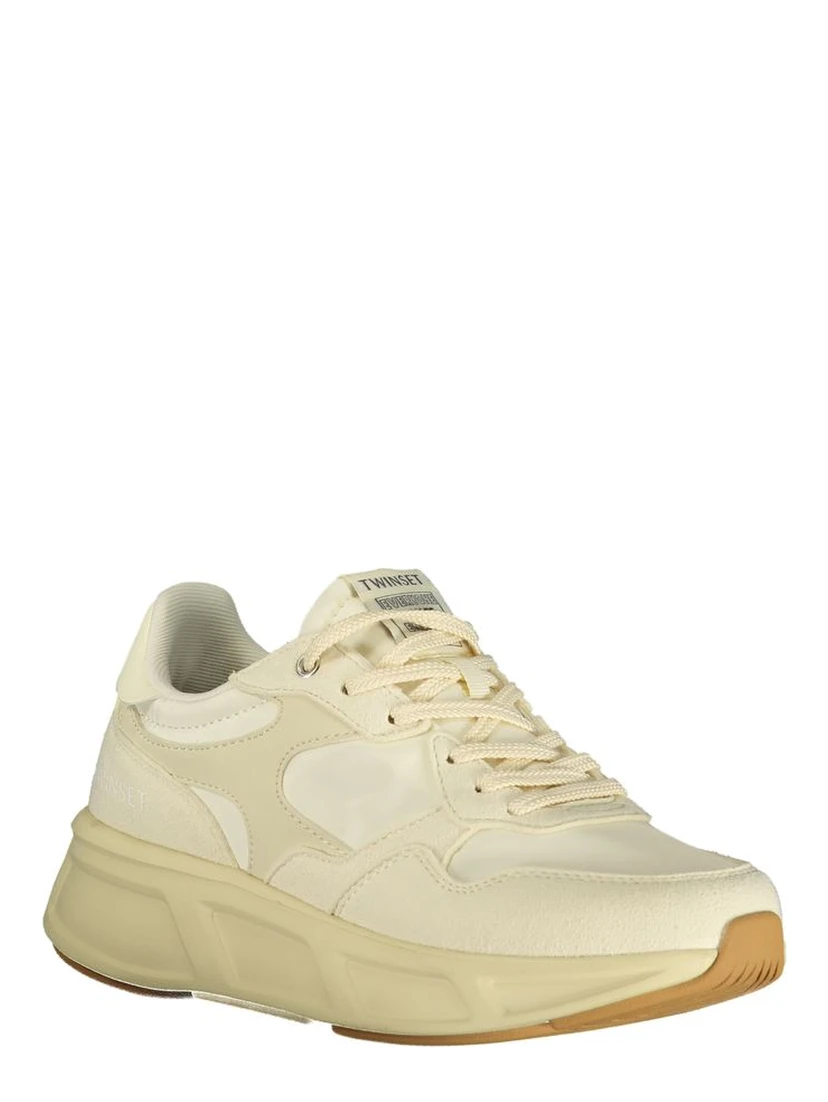 Beige Polyurethane Women Sneaker