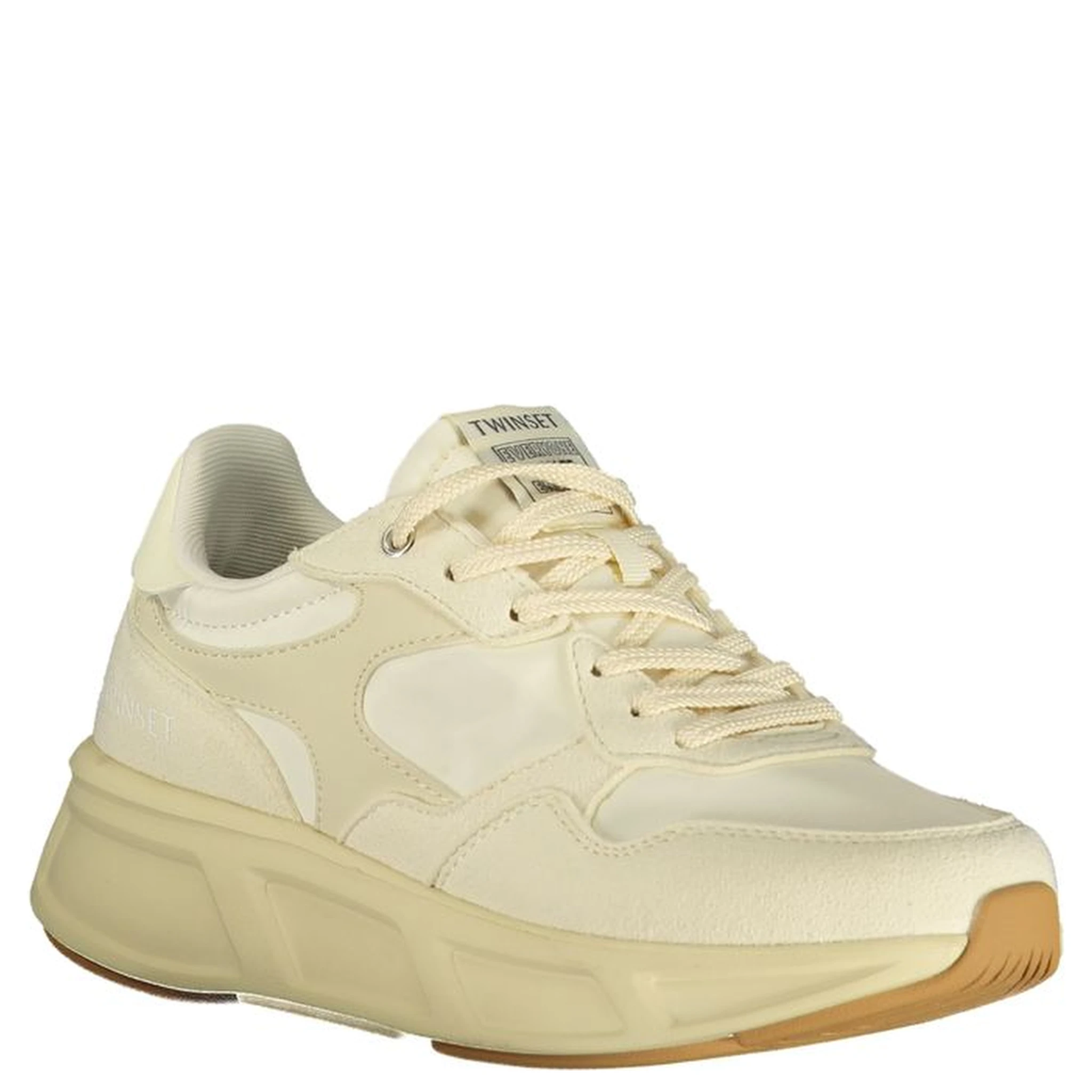 Beige Polyurethane Women Sneaker