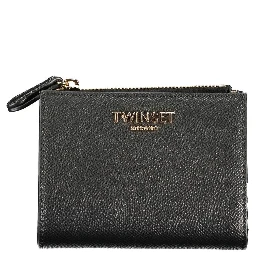 محفظة نسائية سوداء من البولي يوريثان