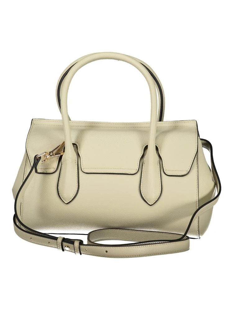 Beige Polyurethane Women Tote alternative