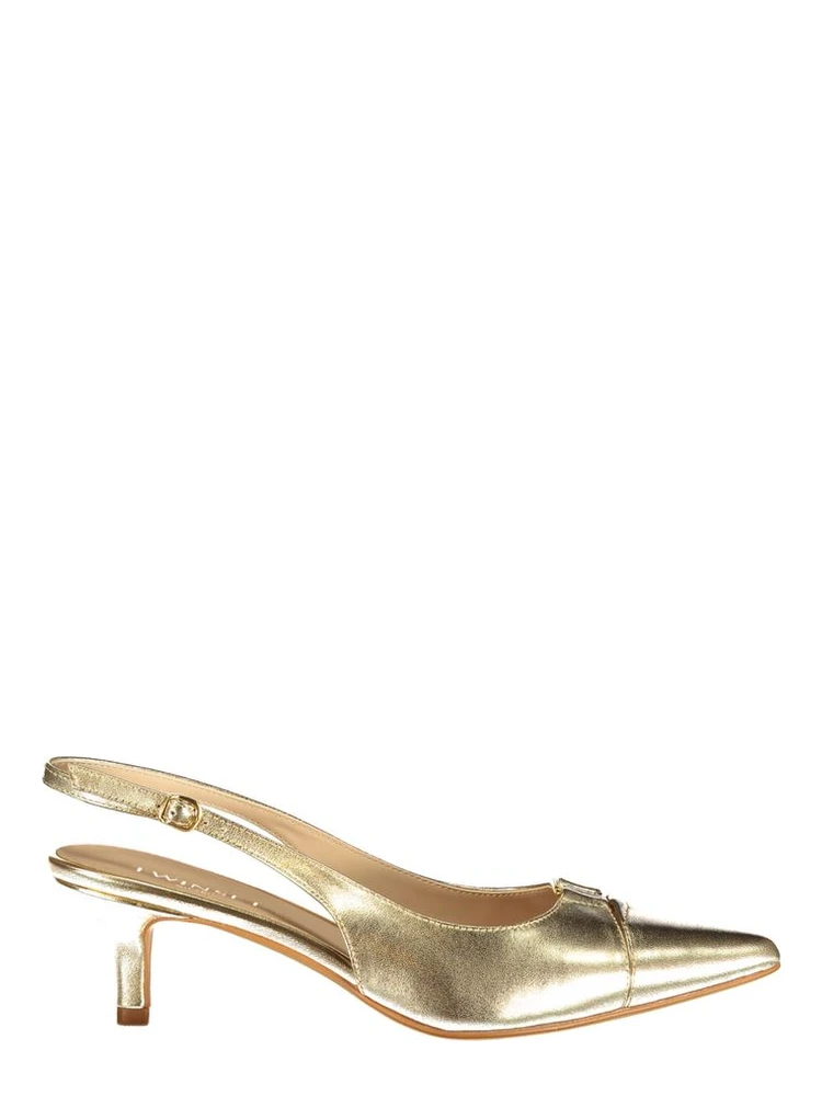 Gold Leather Women's Sandal