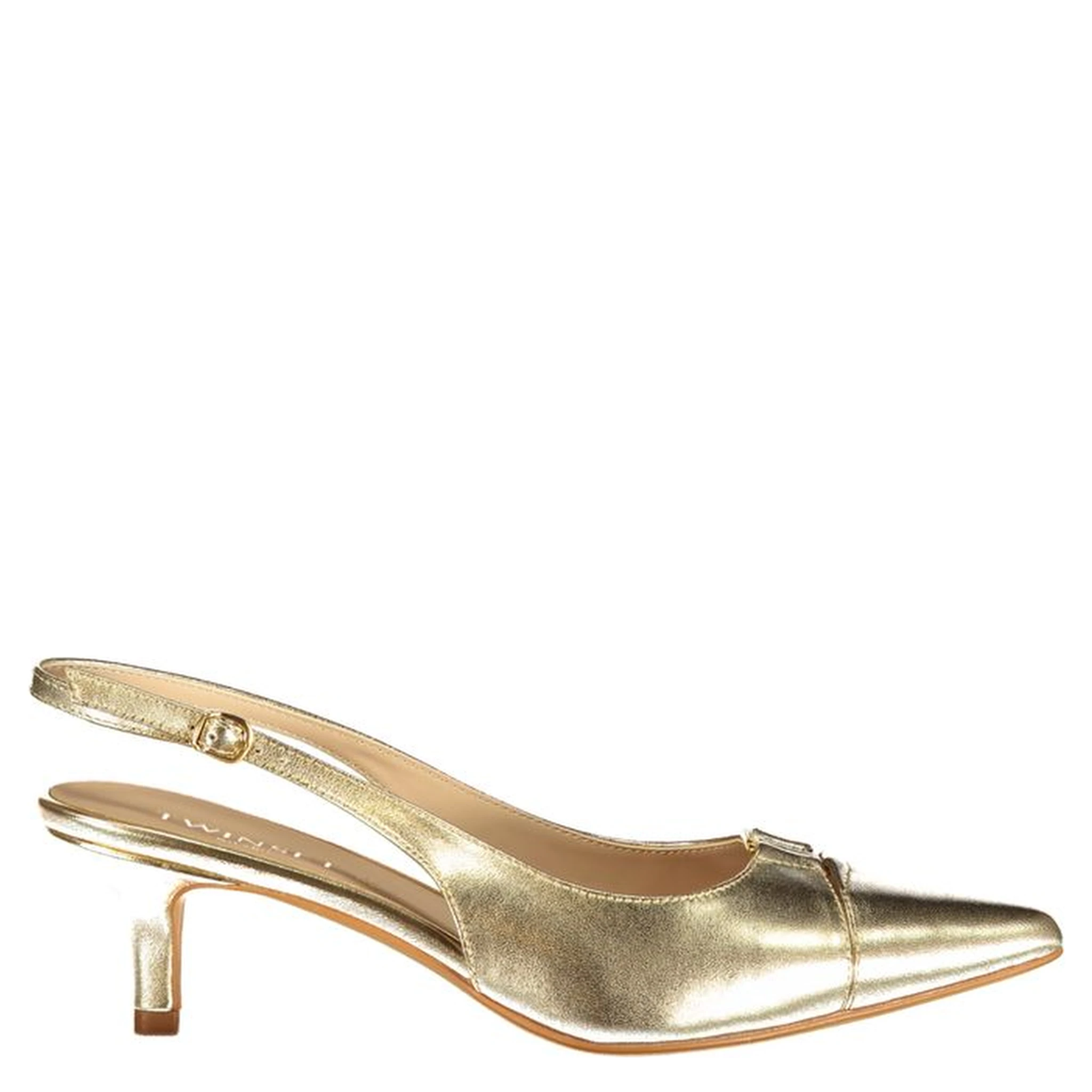 Gold Leather Women's Sandal