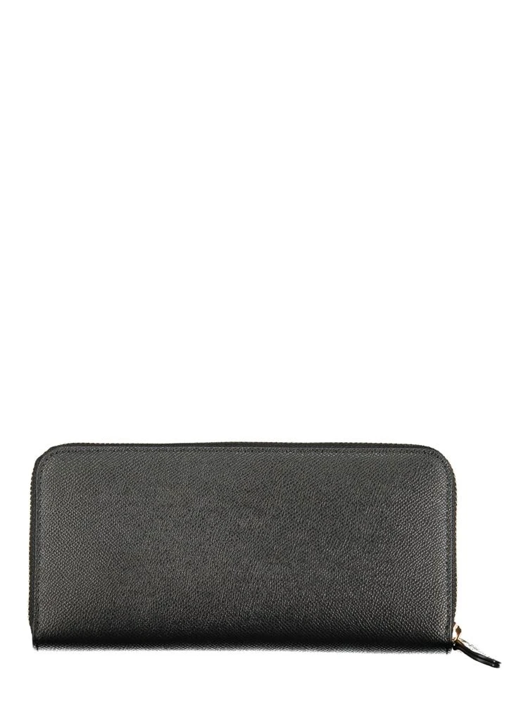 Nero Poliuretano Women Wallet alternative