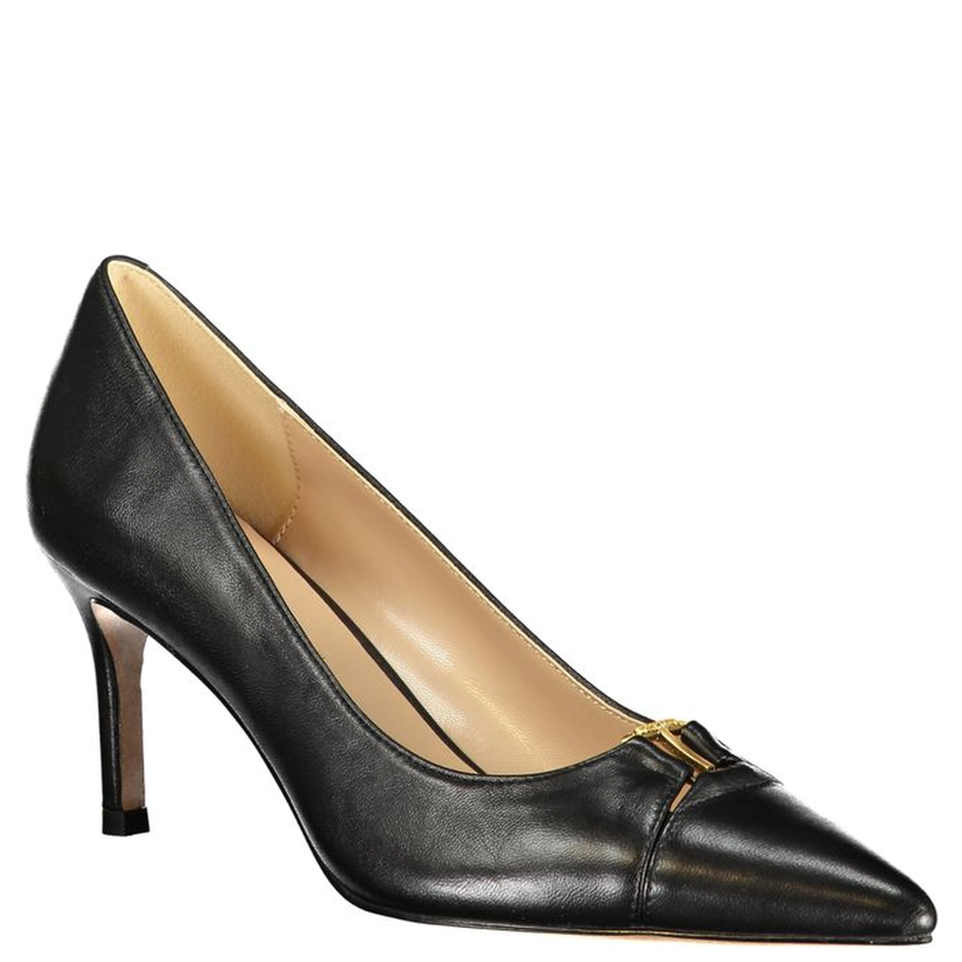 Black Leather Women Classic Shoe