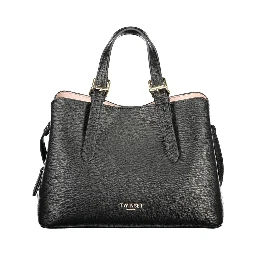 Nero Polyurethane Women Handbag