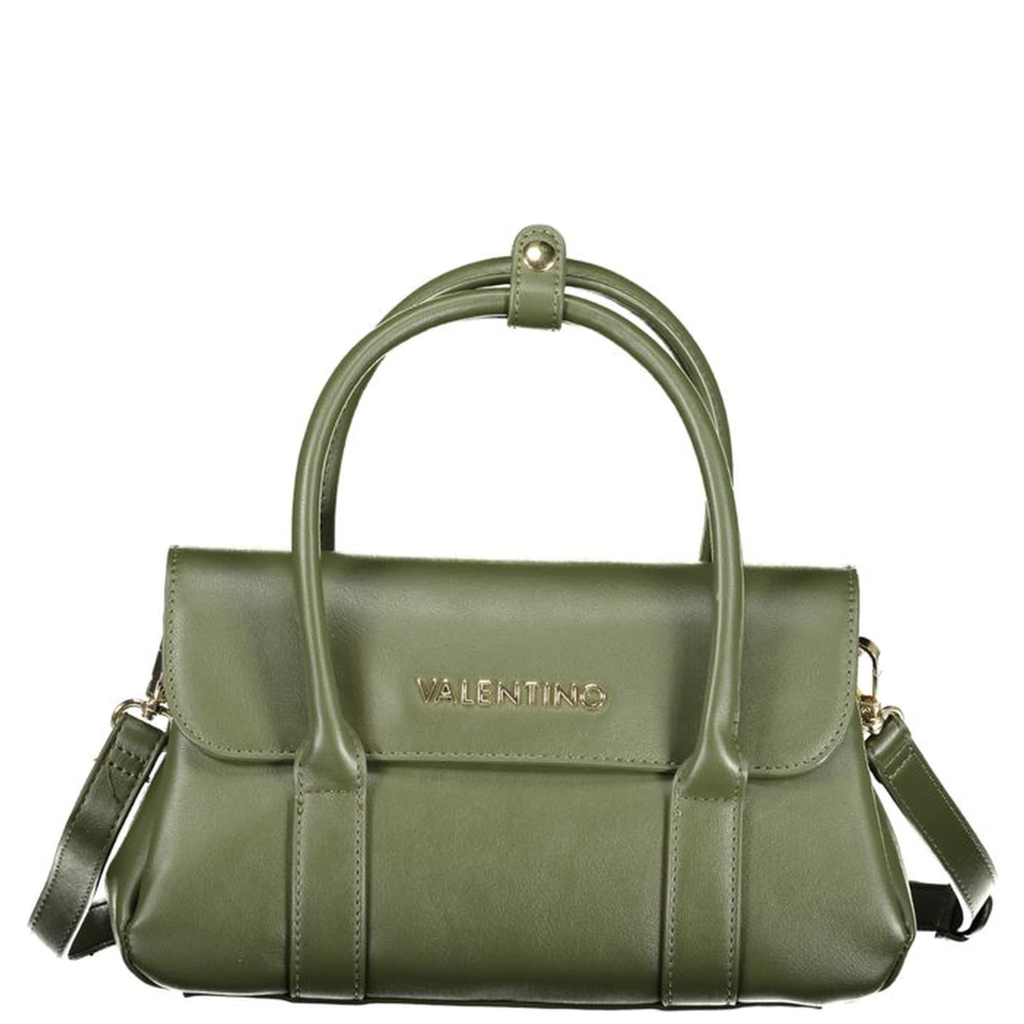 Verde Polyurethane Women Handbag