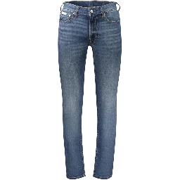 Blue Cotton Men's Jeans