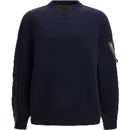 Blue Cotton Sweatshirt