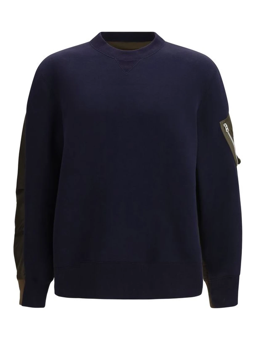 Blue Cotton Sweatshirt