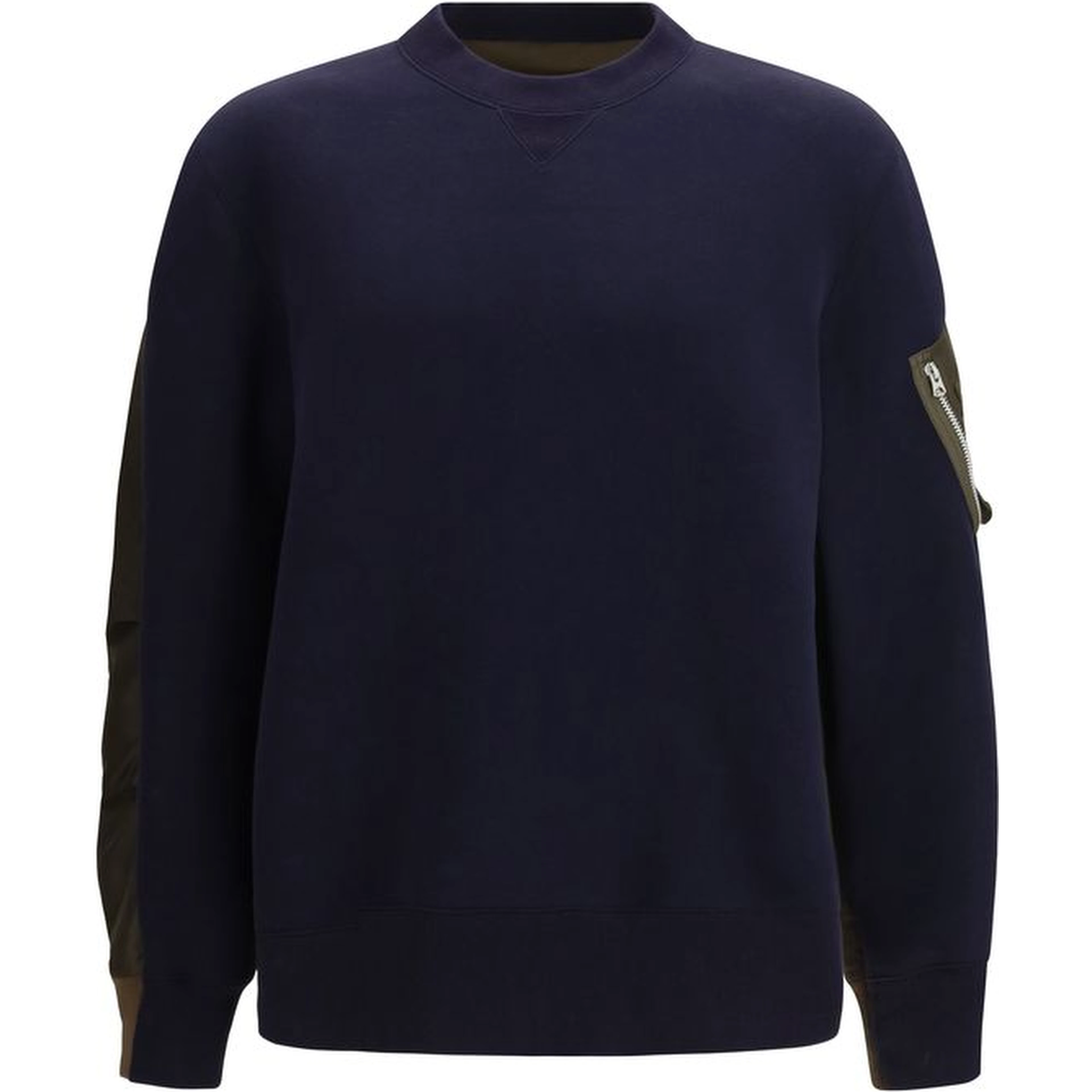 Blue Cotton Sweatshirt