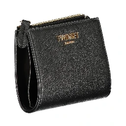 محفظة نسائية سوداء من البولي يوريثان