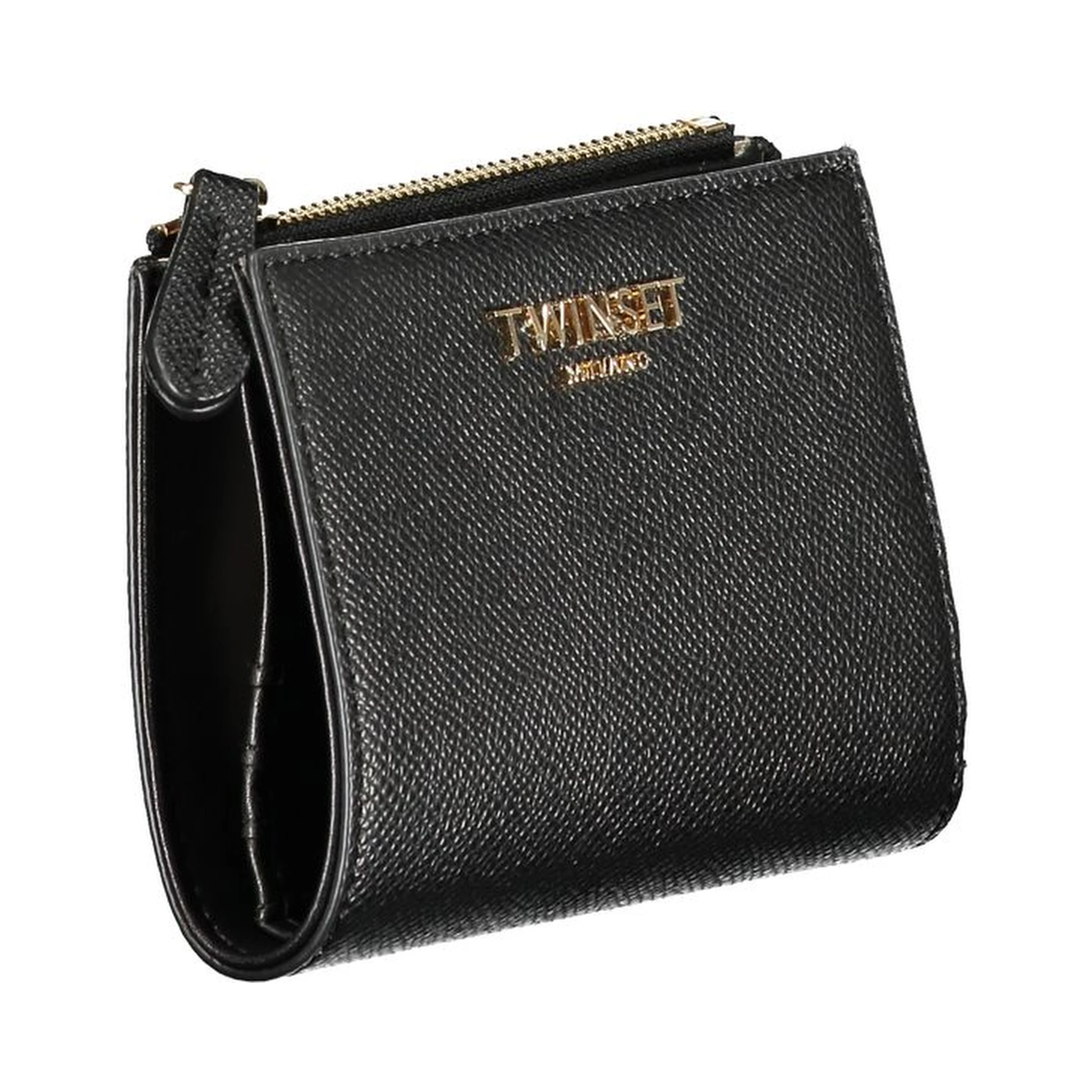 محفظة نسائية سوداء من البولي يوريثان