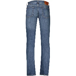 Blue Cotton Men's Jeans