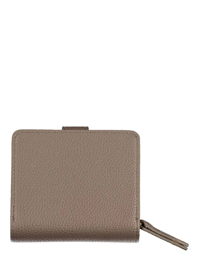 Marrone Polyurethane Women Wallet