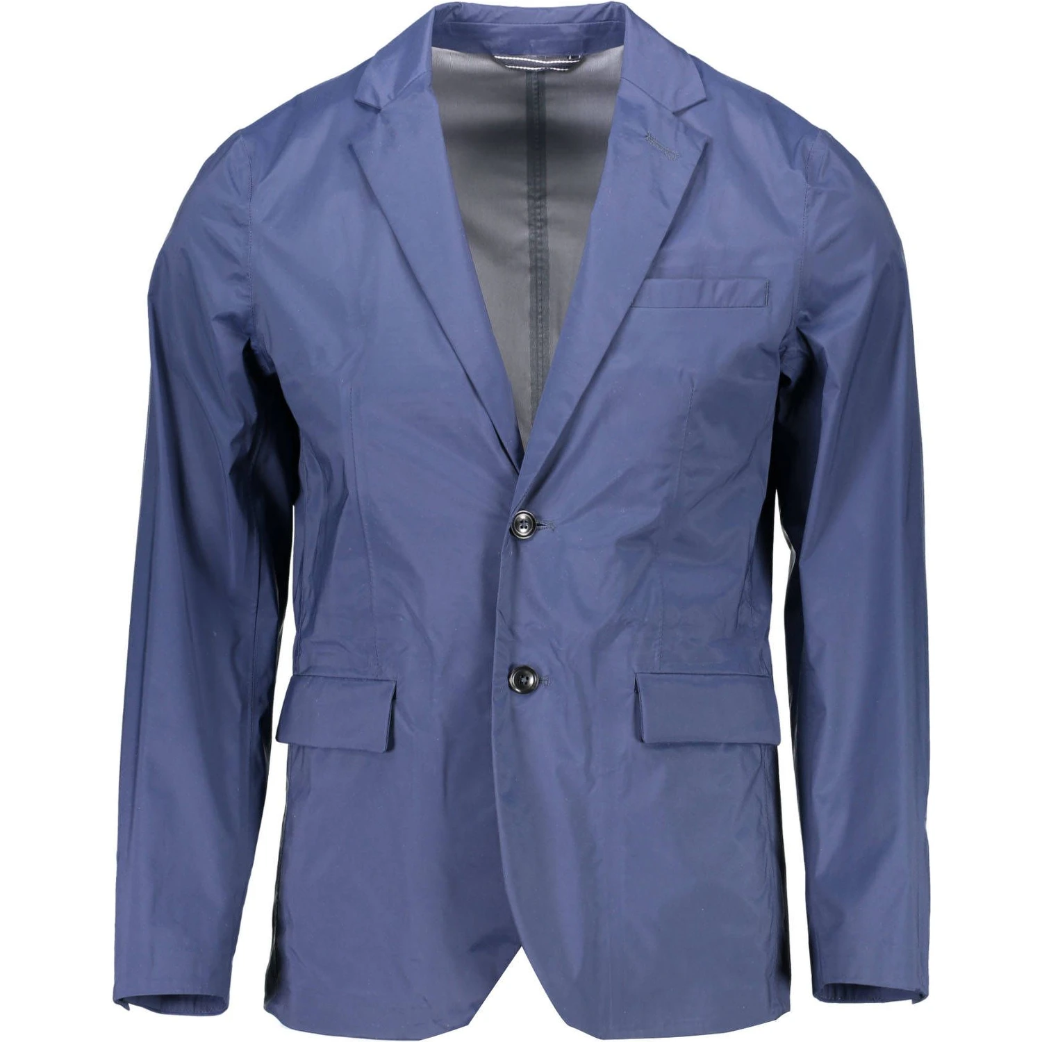 Blue Nylon Jackets And Coat