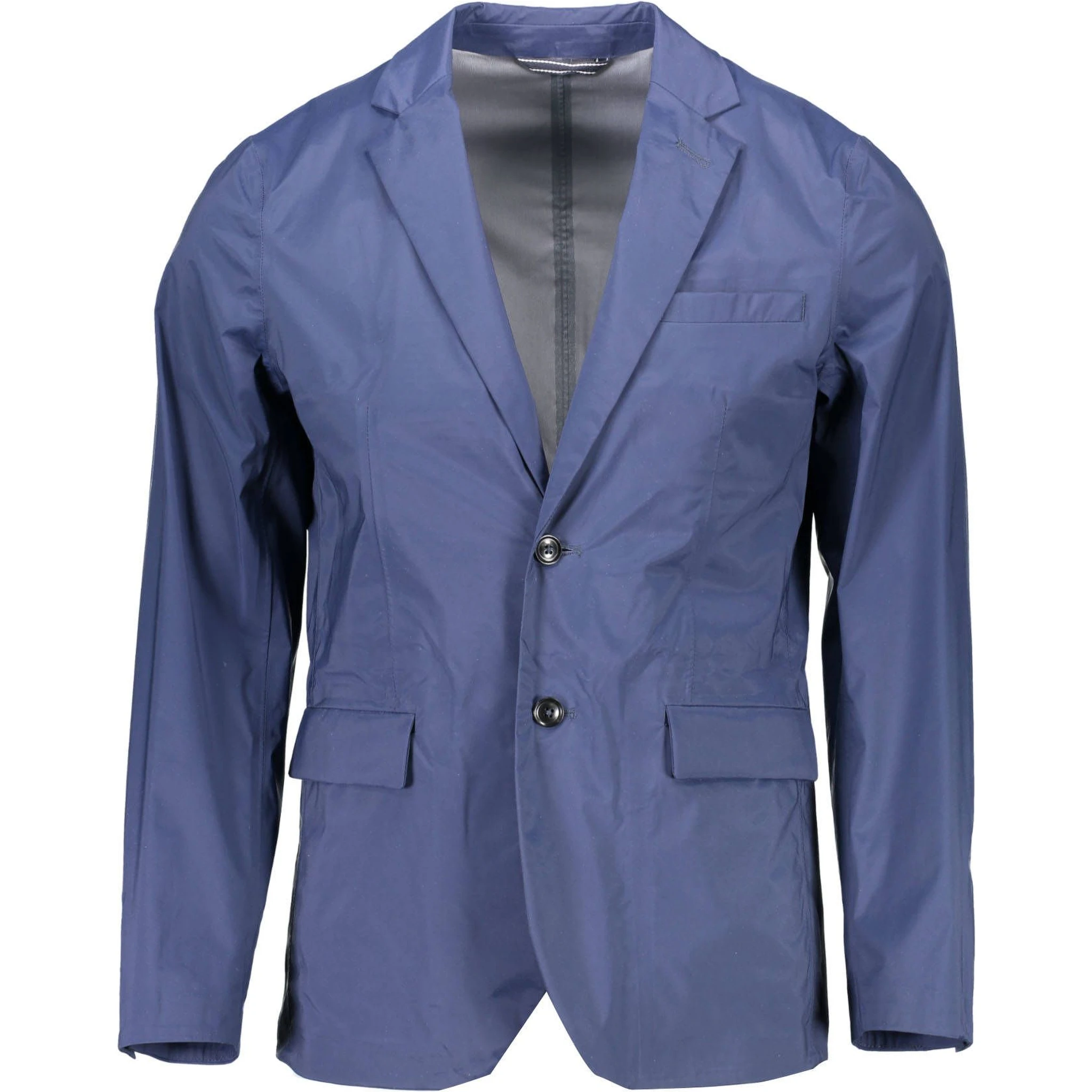 Blue Nylon Jackets And Coat