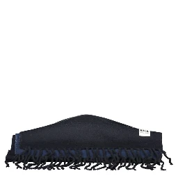 Blue Cotton Men Polo Shirt