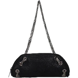 Black Leather Shoulder Bag