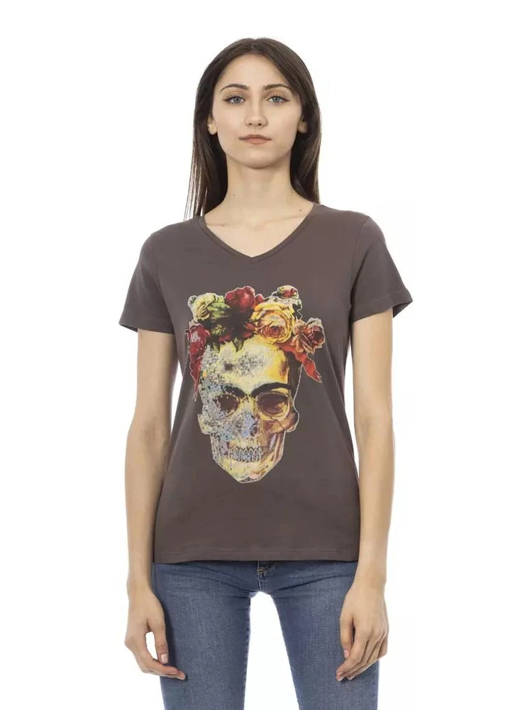 Brown Cotton T-Shirt