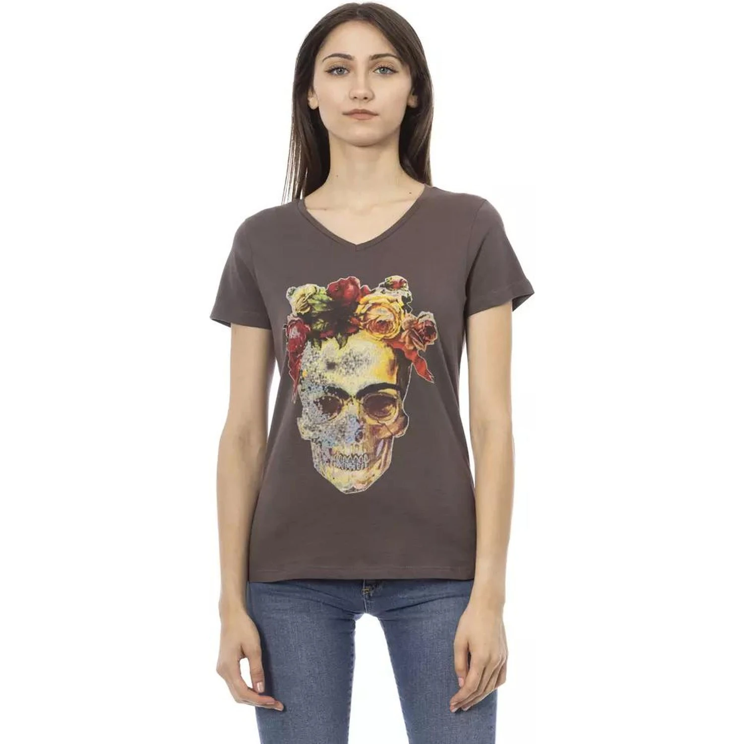 Brown Cotton T-Shirt