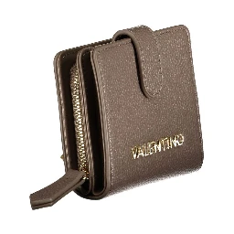 Marrone Polyurethane Women Wallet