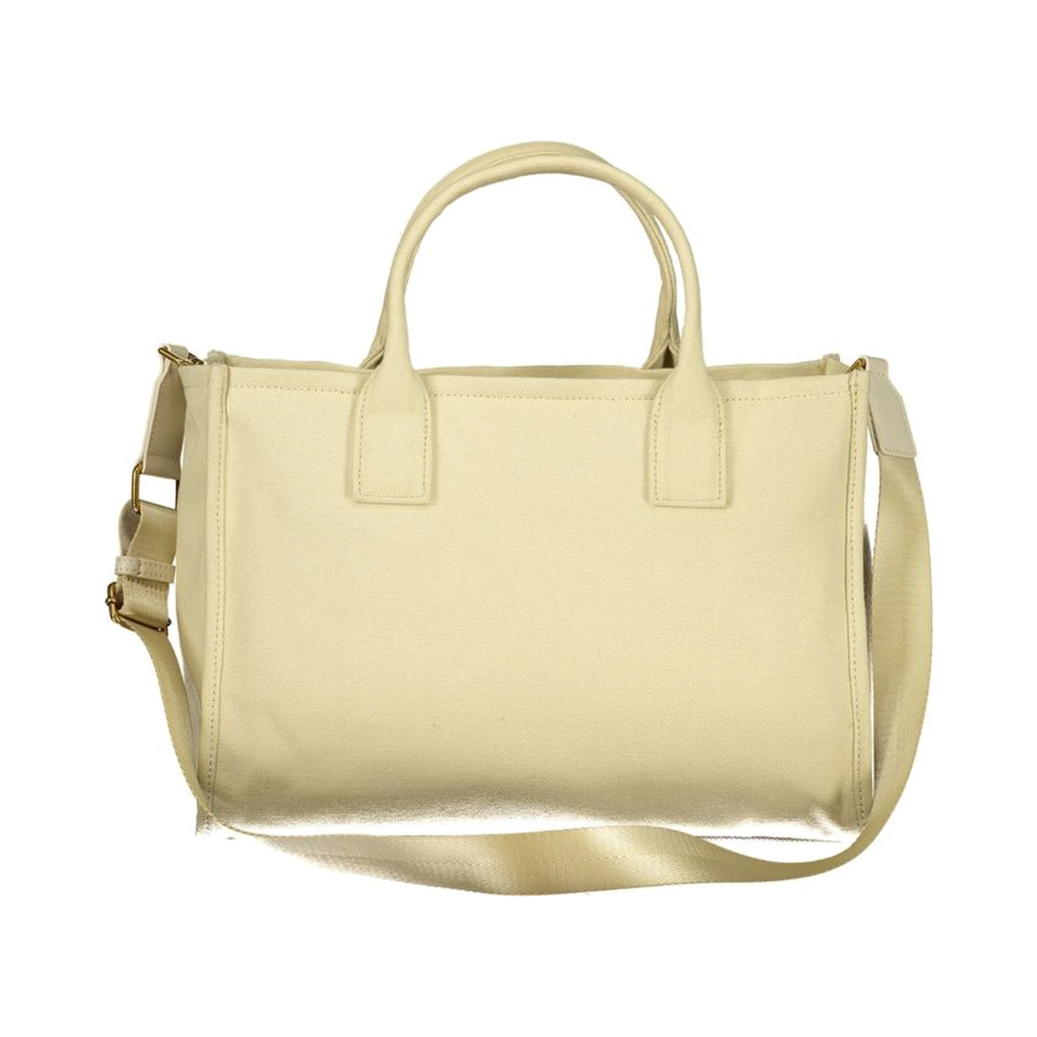 Beige Cotton Women Tote
