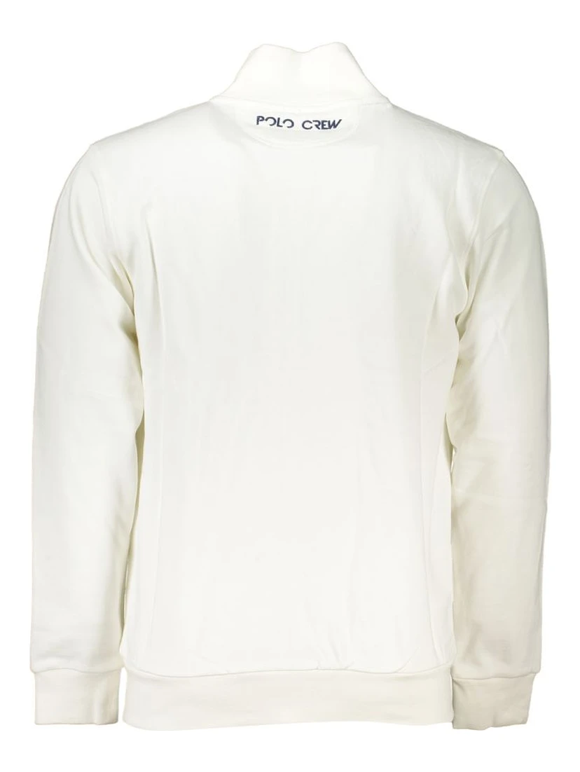 سويت شيرت قطني أبيض