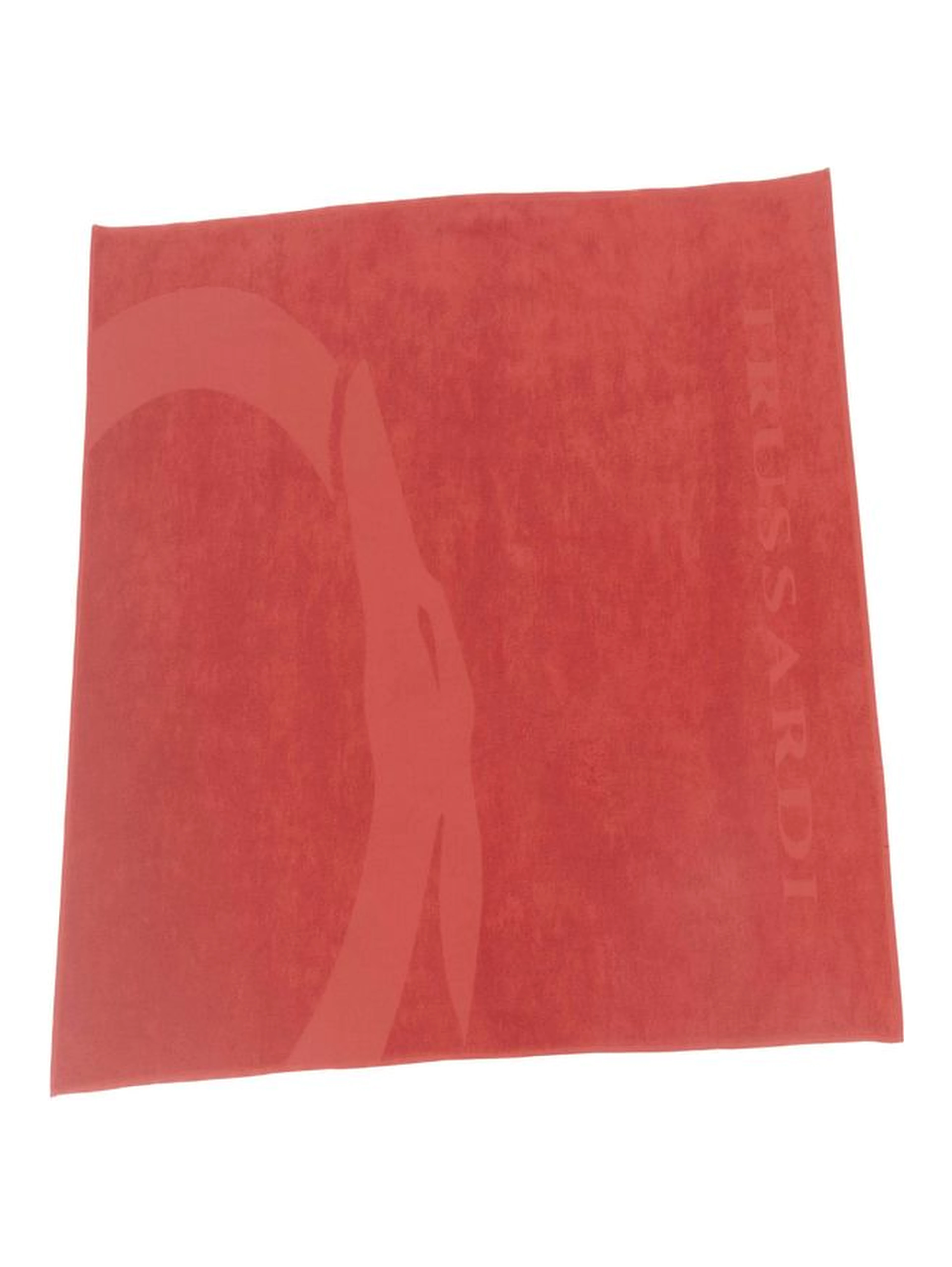 Red Cotton Men Swim Towel