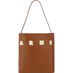 Brown Calf Leather Bos Taurus Shoulder Bag