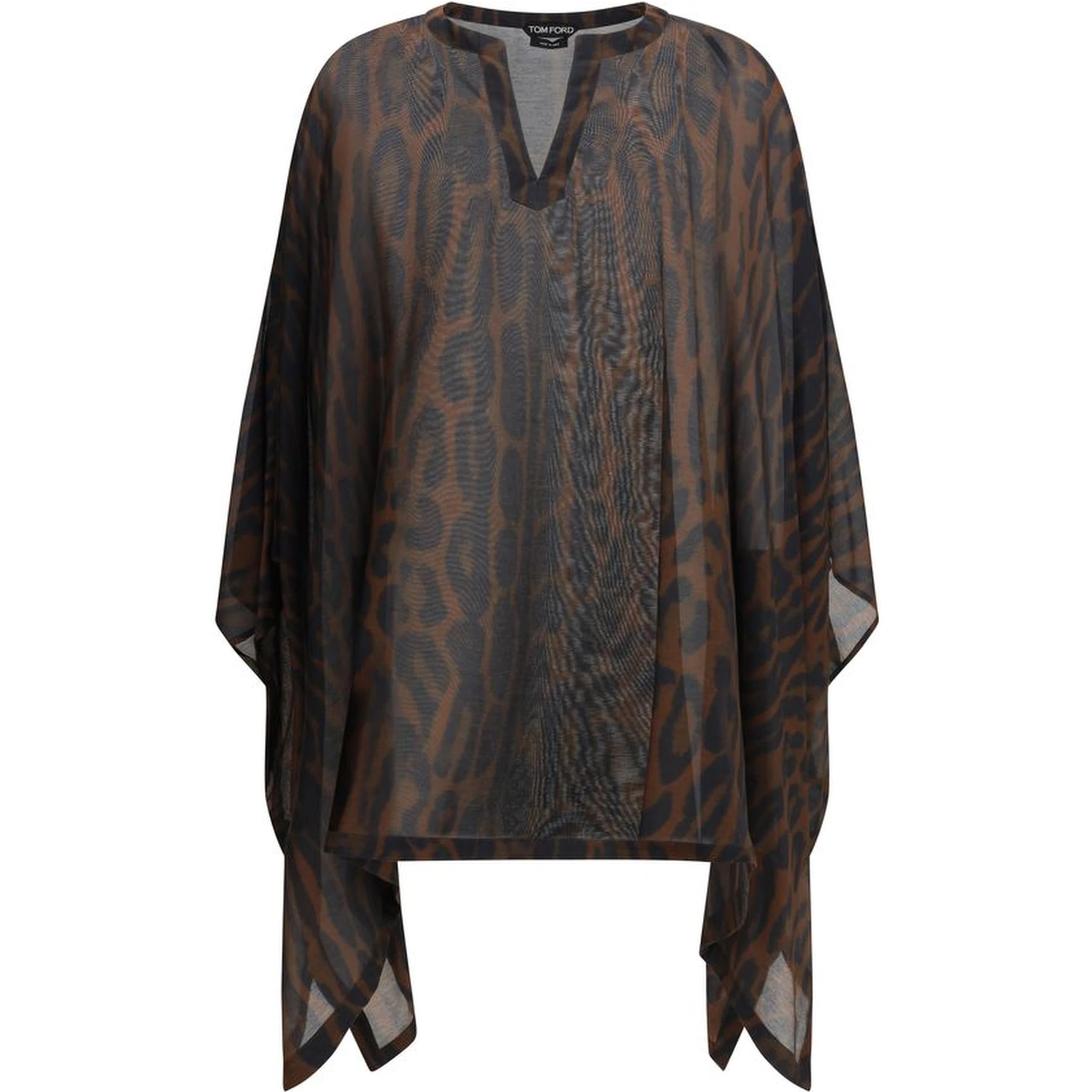 Brown Cotton Casual Dress