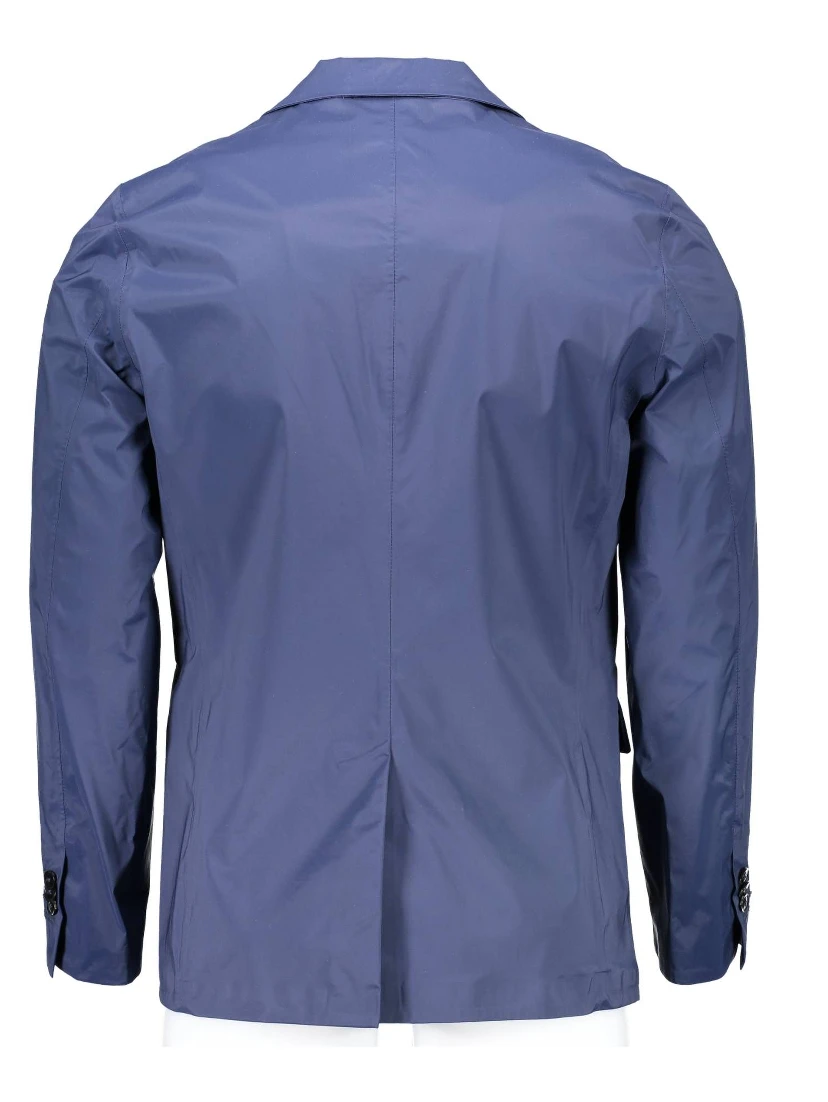 Blue Nylon Jackets And Coat