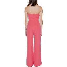 Orange Polyester Jumpsuit
