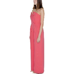 Orange Polyester Jumpsuit