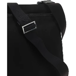 Black Recycled Polyamide Shoulder Bag