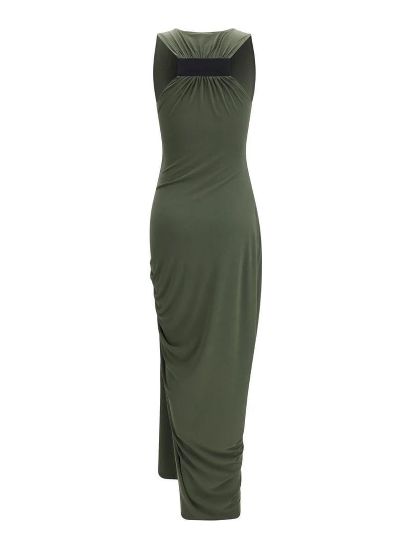 Bicolor Polyester Casual Dress