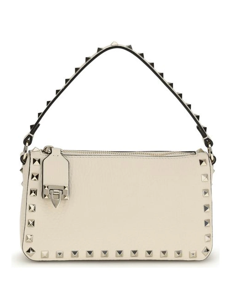 حقيبة كتف بوس توروس من جلد العجل البيج