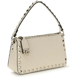 حقيبة كتف بوس توروس من جلد العجل البيج