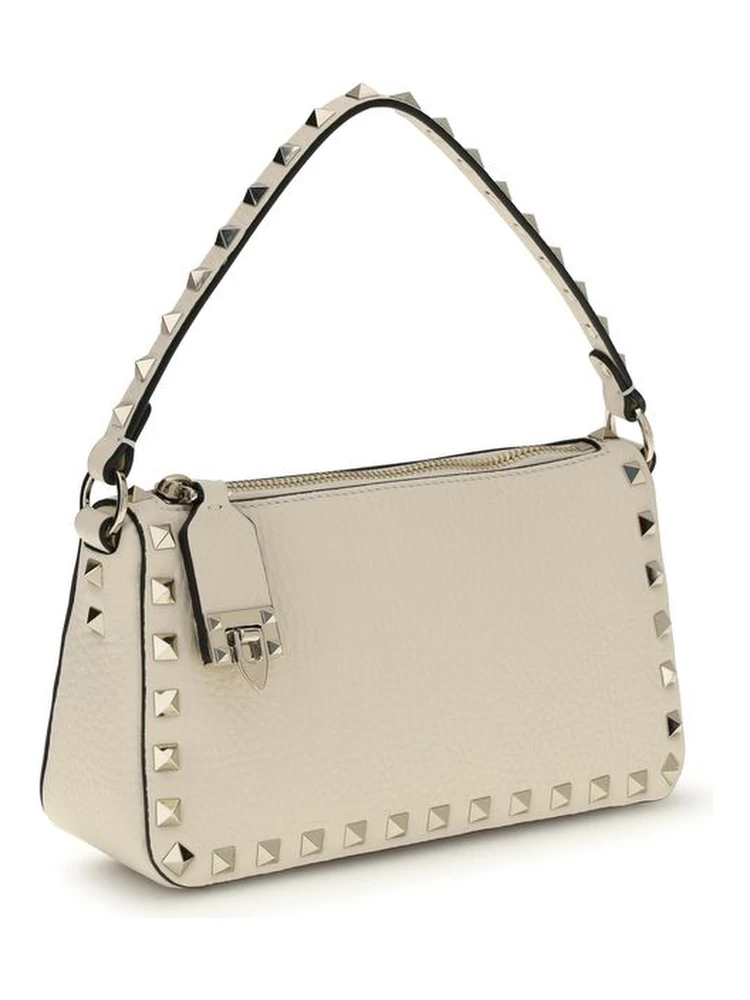 حقيبة كتف بوس توروس من جلد العجل البيج alternative