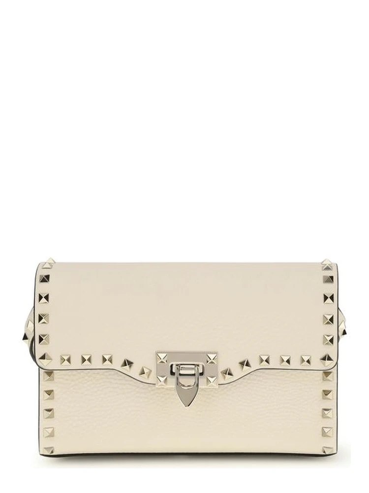 حقيبة كتف بوس توروس من جلد العجل البيج