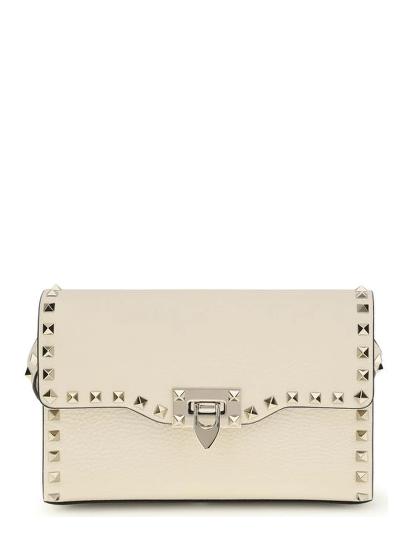 حقيبة كتف بوس توروس من جلد العجل البيج