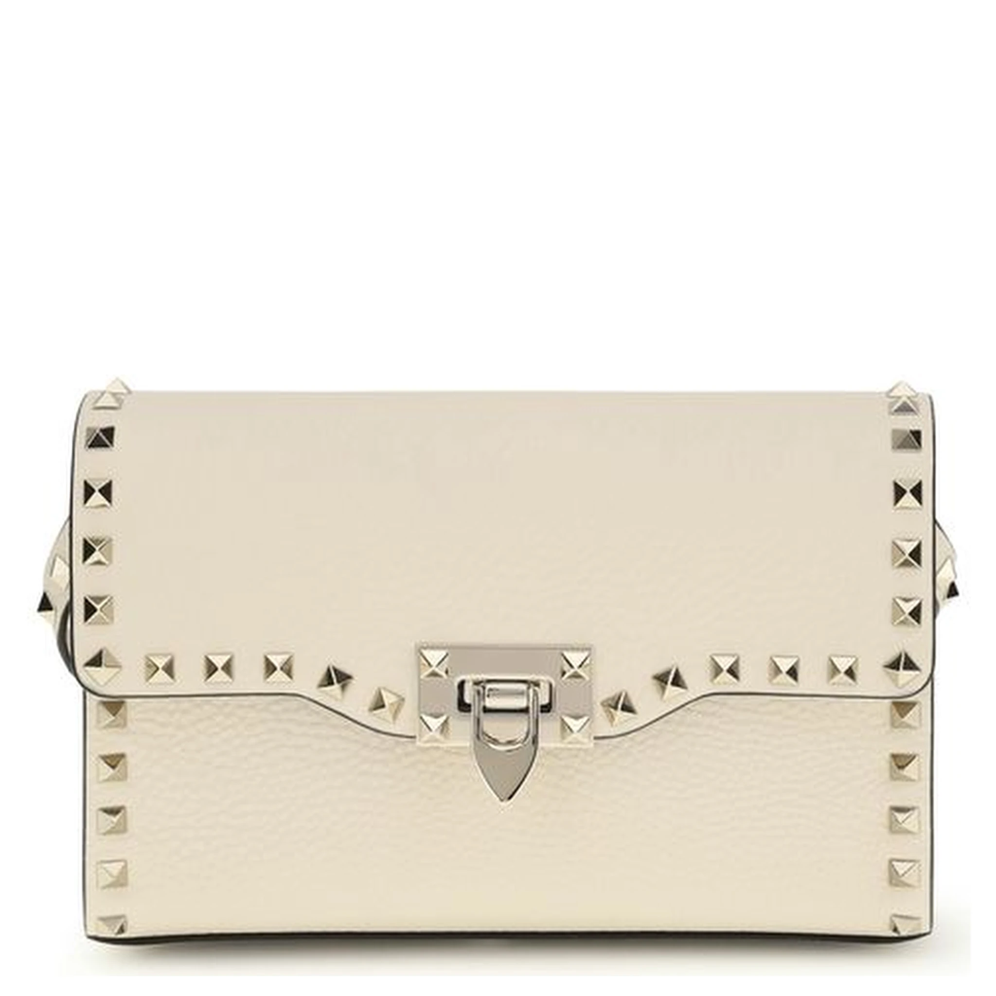 حقيبة كتف بوس توروس من جلد العجل البيج