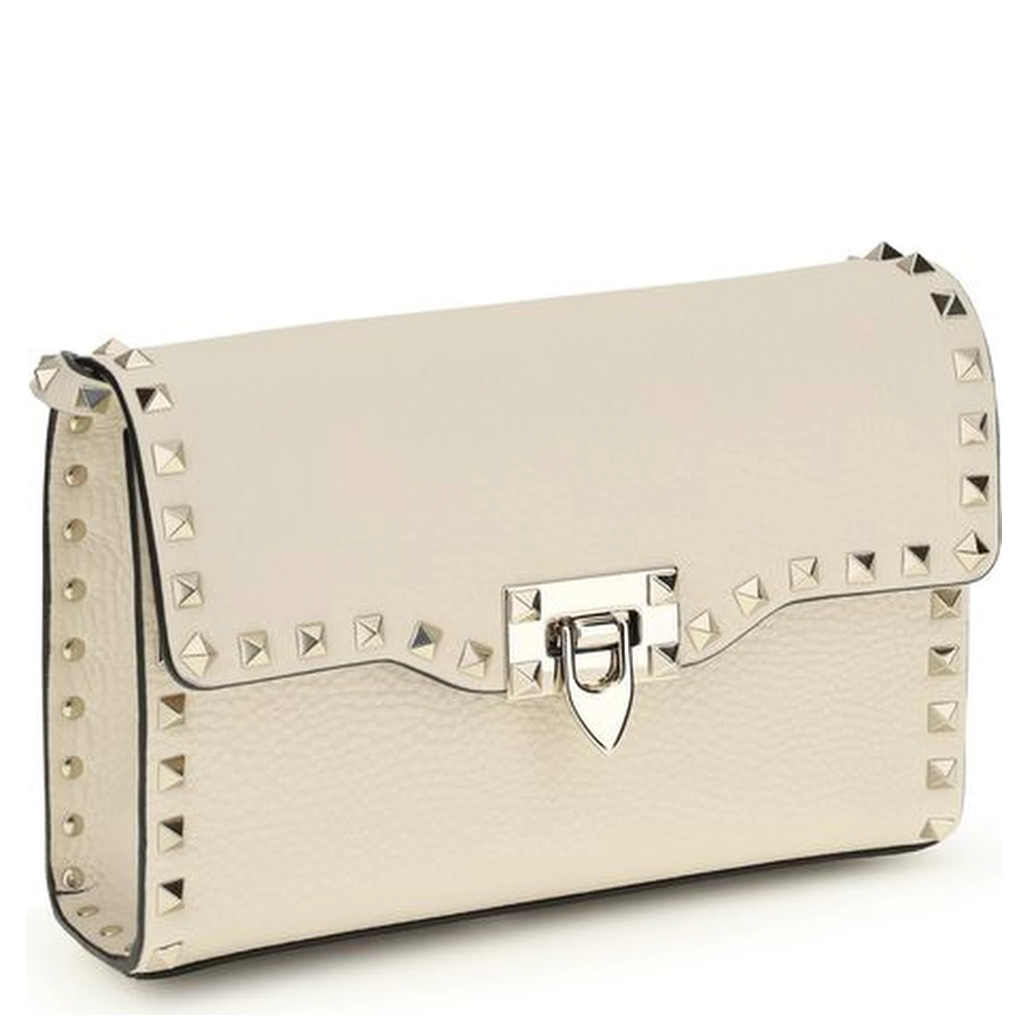 حقيبة كتف بوس توروس من جلد العجل البيج