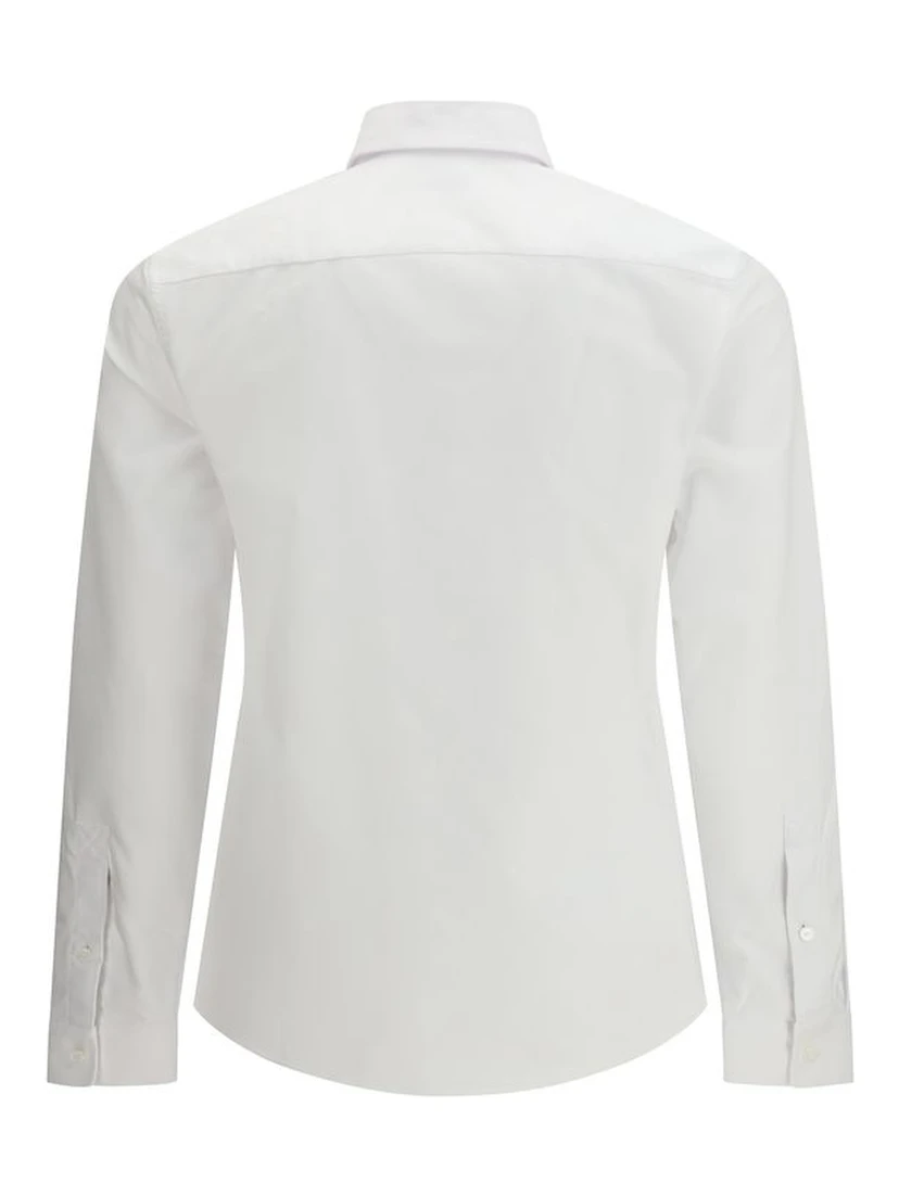 White Cotton Dress Shirt