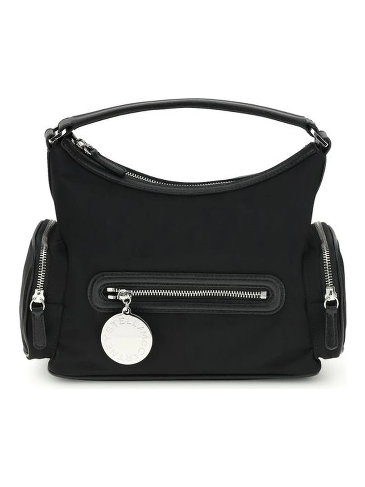 Black Other Fibres Shoulder Bag