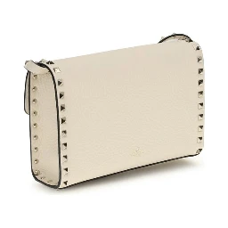 حقيبة كتف بوس توروس من جلد العجل البيج