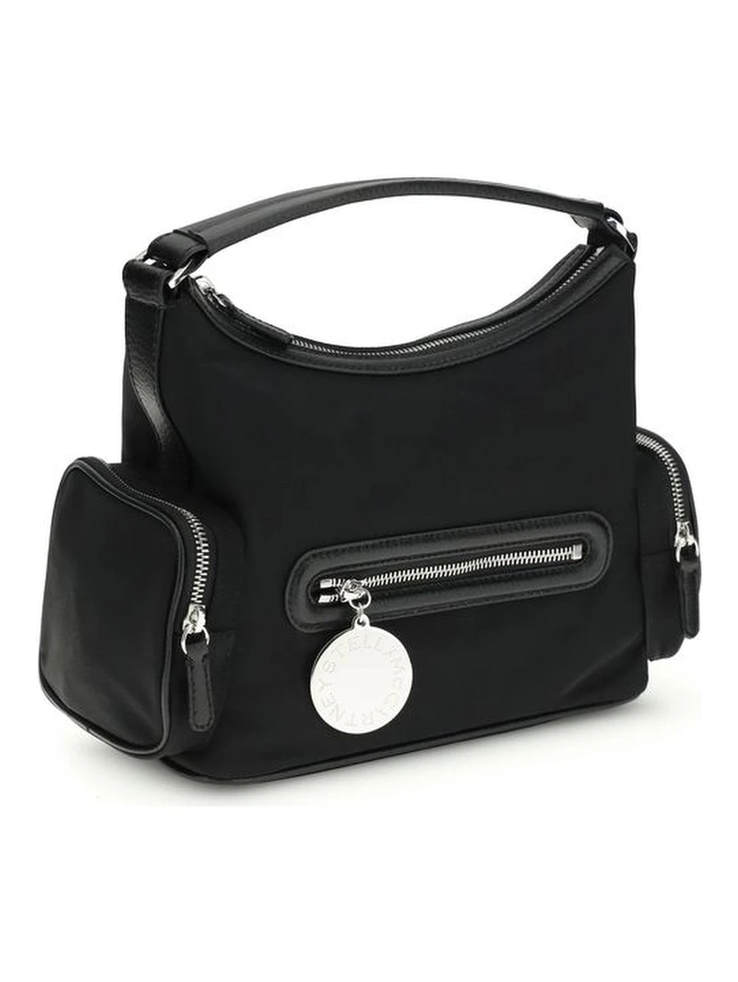 Black Other Fibres Shoulder Bag
